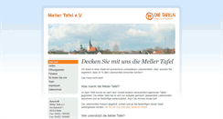 Desktop Screenshot of meller-tafel.de